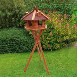 Wooden bird feeder Dia 57cm bird house 06-0979 cattoyfactory.com