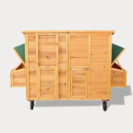 Large Outdoor Wooden Chicken Cage Two Egg Cages Pet Coop Wooden Chicken House