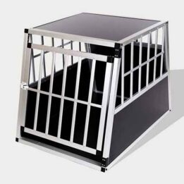 Aluminum Dog cage Large Single Door Dog cage 65a 06-0768 cattoyfactory.com