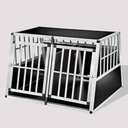 Large Double Door Dog cage With Separate board 06-0778 cattoyfactory.com