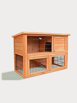 Wooden Rabbit Cage Fir Wood Rabbit Cage House