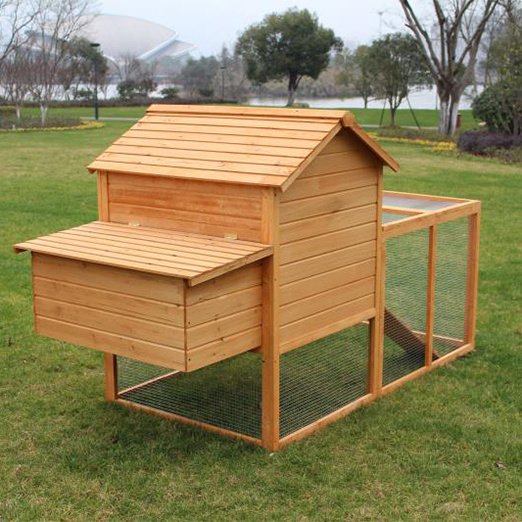 Chinese Mobile Chicken Coop Wooden Cages Large Hen Pet House cattoyfactory.com