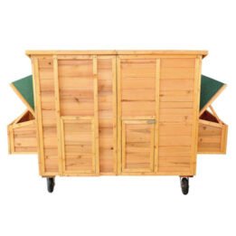 Large Outdoor Wooden Chicken Cage Two Egg Cages Pet Coop Wooden Chicken House Pet products factory wholesaler, OEM Manufacturer & Supplier cattoyfactory.com