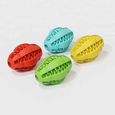 Rubber Ball Design: Tooth Cleaner Dog Cleaning Chew 06-0666 Pet Toys 2020 dog toy