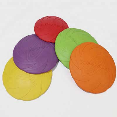 Rubber Pet Toy: Training Round Plate Natural Rubber 06-0683 Pet Toys 2020 dog toy