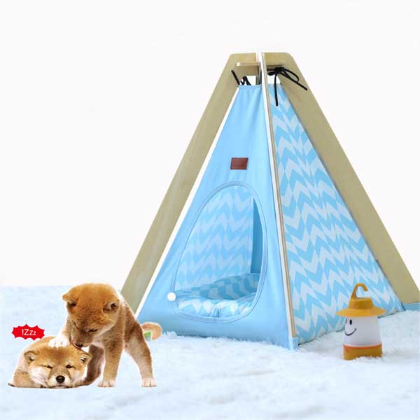 Animal Dog House Tent: OEM 100%Cotton Canvas Dog Cat Portable Washable Waterproof Small 06-0953 Pet Tents outdoor pet tent