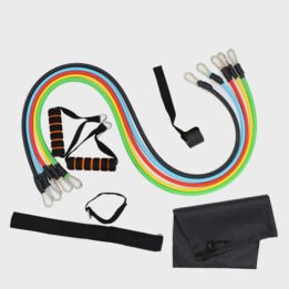 11 Pieces Resistance Band  Elastic Tube Resistance Training Equipment Fitness Equipment Pull Rope Set cattoyfactory.com
