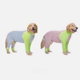 Wholesale Summer Pet Clothing Striped Clothes For Big Dogs Four Legs cattoyfactory.com