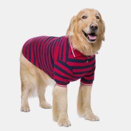 Pet Clothes Thin Striped POLO Shirt Two-legged Summer Clothes 06-1011-1 cattoyfactory.com