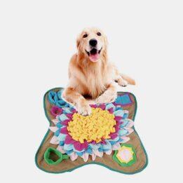 Newest Design Puzzle Relieve Stress Slow Food Smell Training Blanket Nose Pad Silicone Pet Feeding Mat 06-1271 cattoyfactory.com