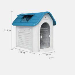 PP Material Portable Pet Dog Nest Cage Foldable Pets House Outdoor Dog House 06-1603 cattoyfactory.com