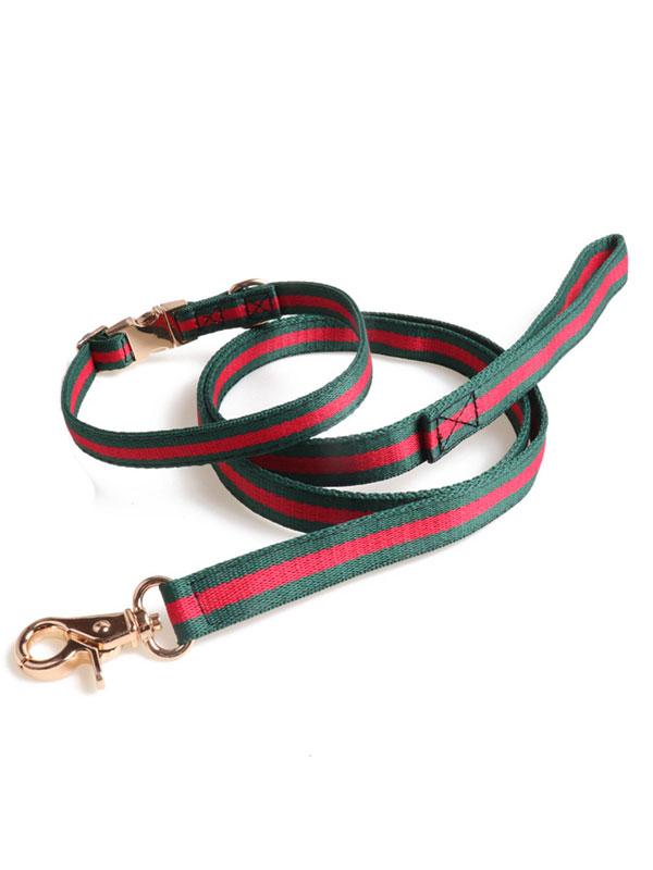 GMT Pet Collar Nylon Webbing Dog Leash Rope Dog Collar Heavy Duty Dog Leash With Full Metal Buckle 06-1608 Dog bandana: Pet bandana & pet accessories 06-1608