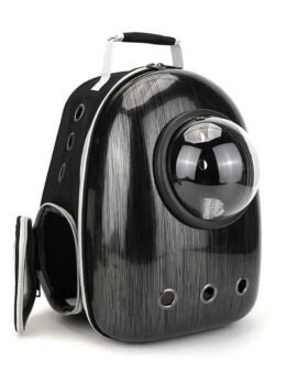 Black King Kong upgraded side-opening pet cat backpack 103-45015 cattoyfactory.com