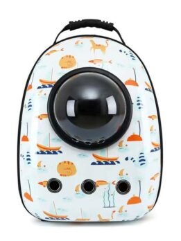 White Island Upgraded Side Opening Pet Cat Backpack 103-45022 cattoyfactory.com
