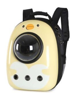 Chick Upgraded Side Opening Pet Cat Backpack 103-45027 www.cattoyfactory.com